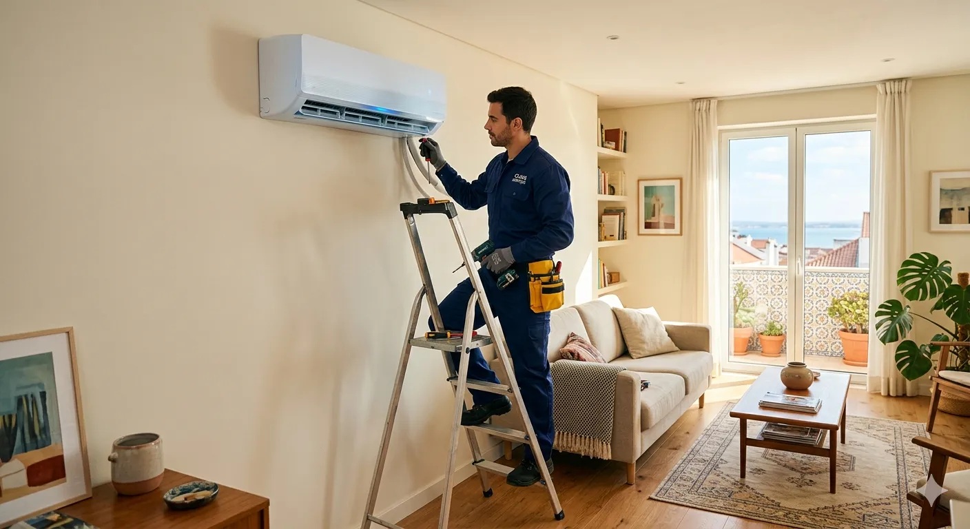 Instalação profissional de ar condicionado em Coimbra